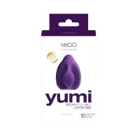 VeDO Yumi Vibrador de Dedo Recargable Púrpura Profundo