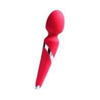 VeDO Wanda Rechargeable Wand Vibe in Foxy Pink