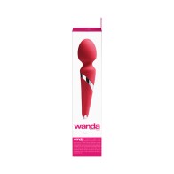 VeDO Wanda Rechargeable Wand Vibe in Foxy Pink