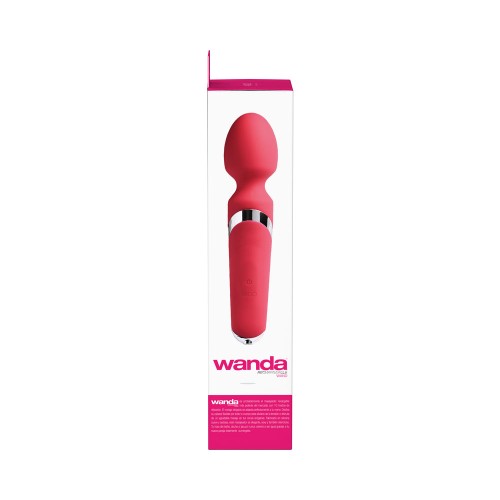 VeDO Wanda Rechargeable Wand Vibe in Foxy Pink