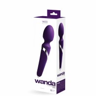 VeDO Wanda Rechargeable Wand Vibe Deep Purple