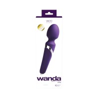 VeDO Wanda Rechargeable Wand Vibe Deep Purple