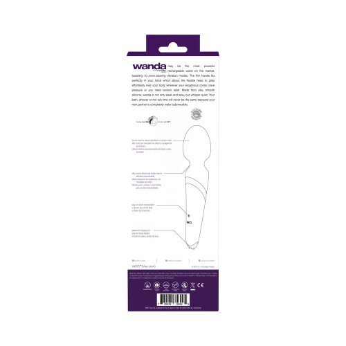 VeDO Wanda Rechargeable Wand Vibe Deep Purple