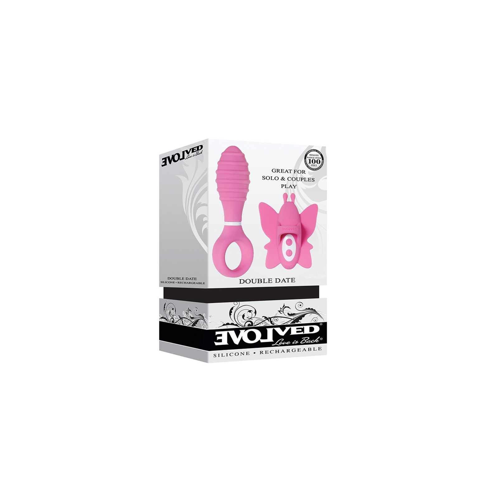 Conjunto de Intimidad Evolved Double Date con Doble Vibrador