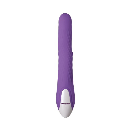 Vibrador de Doble Estimulación Evolved con Estimulador de Clítoris Giratorio