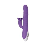 Vibrador de Doble Estimulación Evolved con Estimulador de Clítoris Giratorio