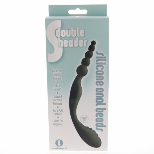 S-Double Header Double Ended Silicone Beads