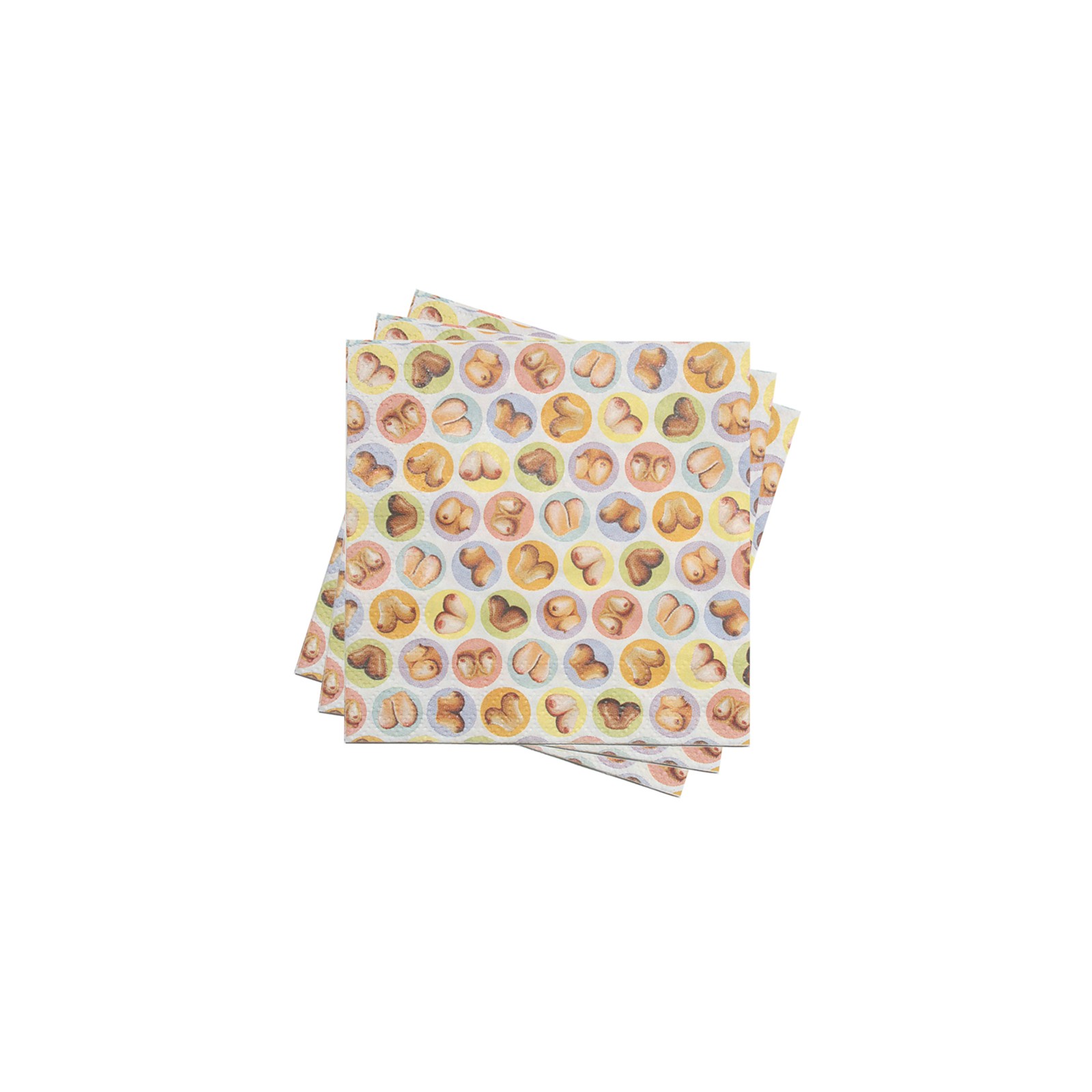 Candyprints Dirty Napkins Boob Napkins