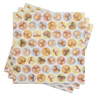 Candyprints Dirty Napkins Boob Napkins