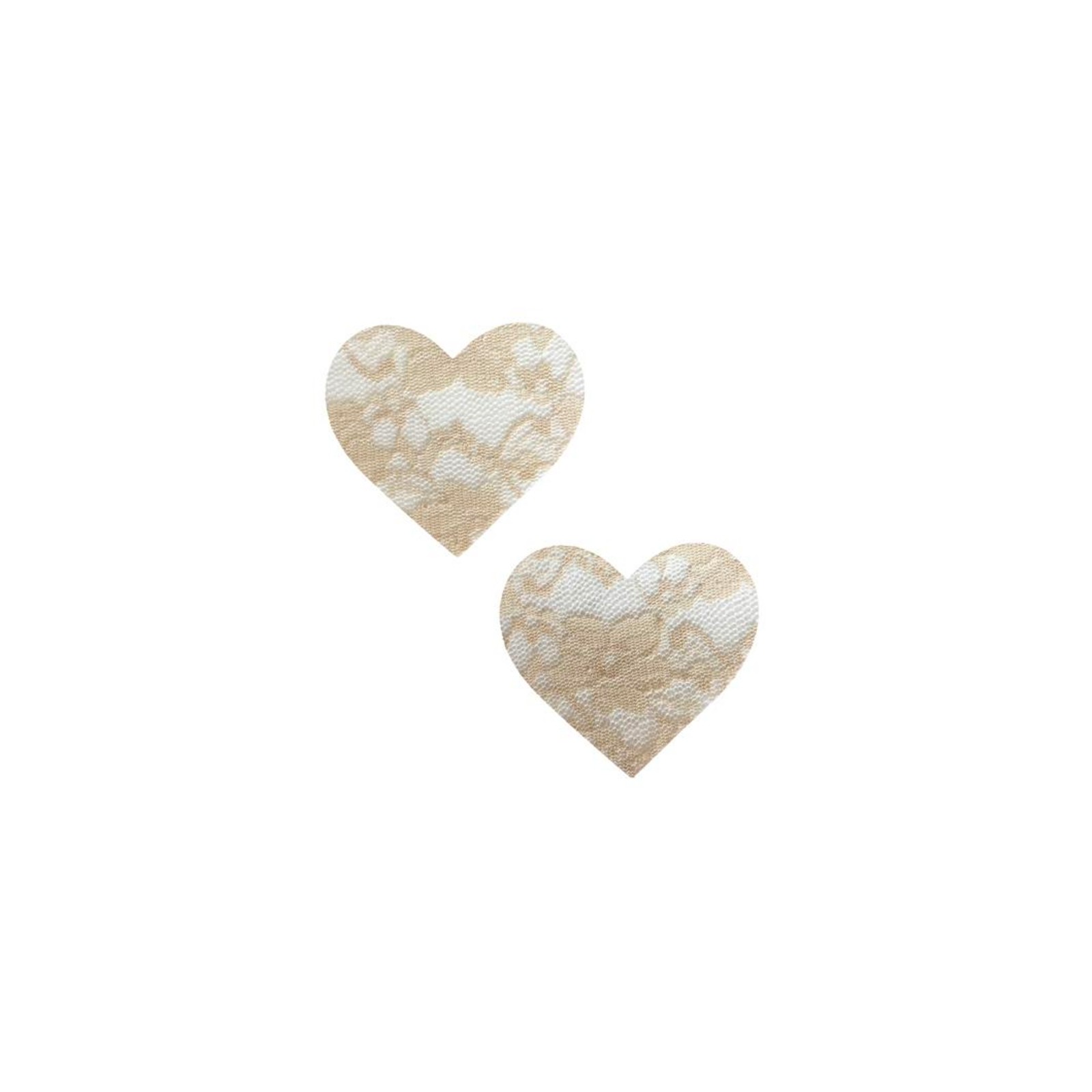 Nipple Covers Toffee Lace I Heart U para Cobertura Estilizada