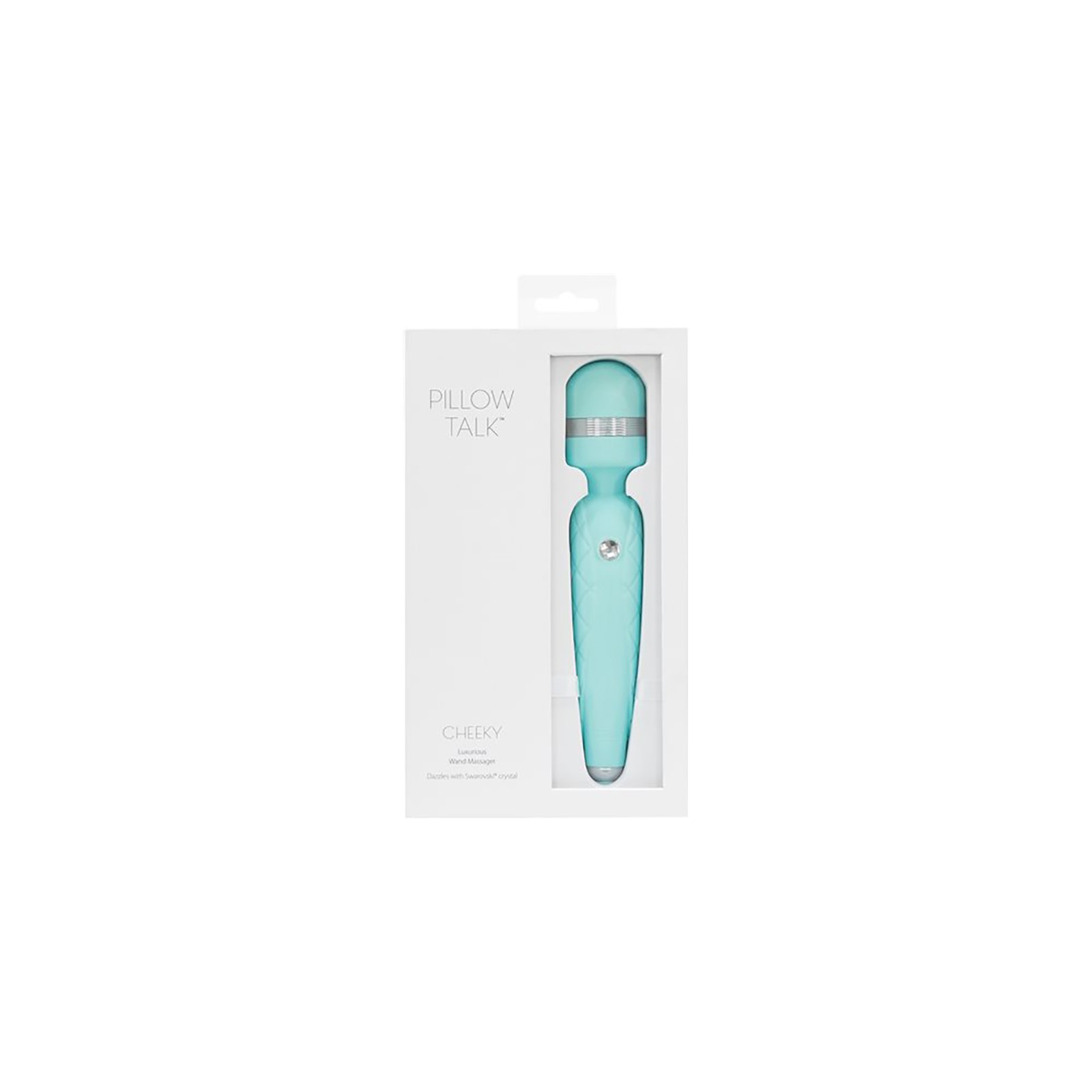 Pillow Talk Cheeky Wand Teal - Luxurious Pleasure