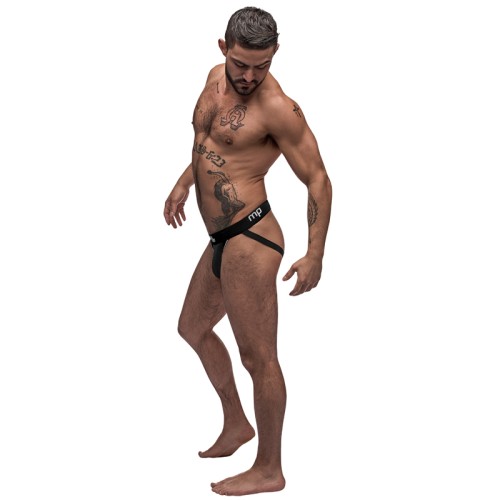 Male Power Black Nite Jock Black LX