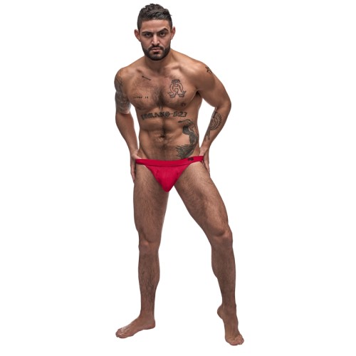 Male Power Jock Modal Sport Rojo LX