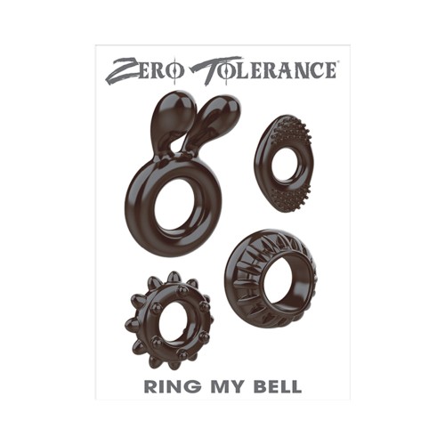 Zero Tolerance Ring My Bell Set de 4 Anillos para el Pene