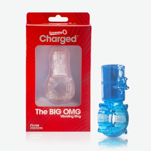 Big OMG Anillo Vibrador Azul