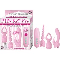 Kit de Orgasmo Definitivo Rosa con Tres Fundas