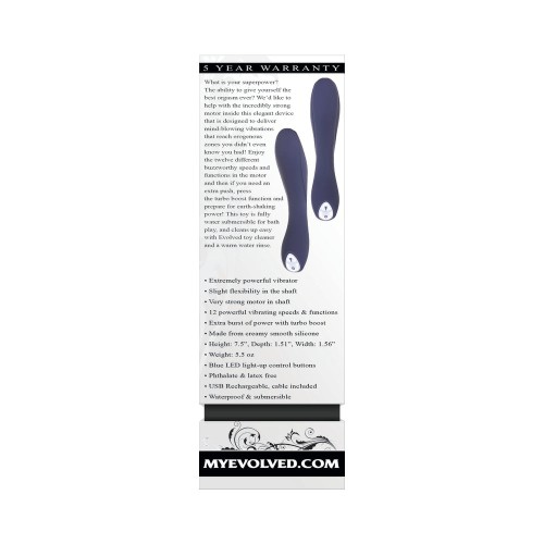 Vibrador G-Spot Recargable Evolved Coming Strong