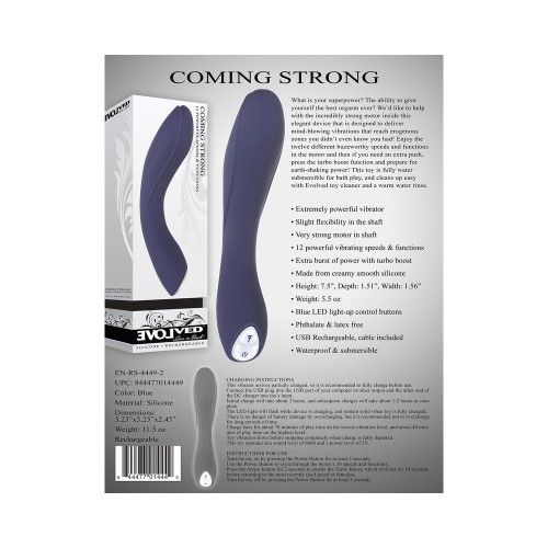 Vibrador G-Spot Recargable Evolved Coming Strong