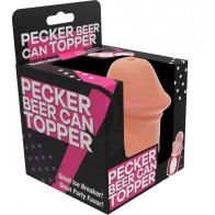 Pecker Beer Can Topper for Fun Drinks