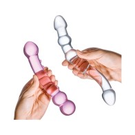 Set de Dildos de Vidrio Doble Placer Glas para Sensaciones Únicas