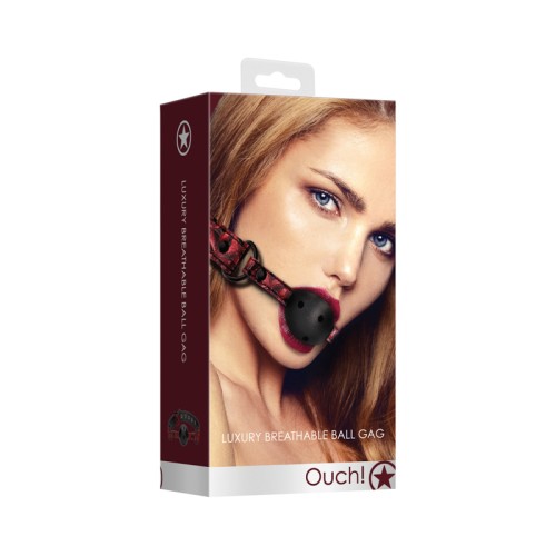 Ouch! Luxury Breathable Ball Gag