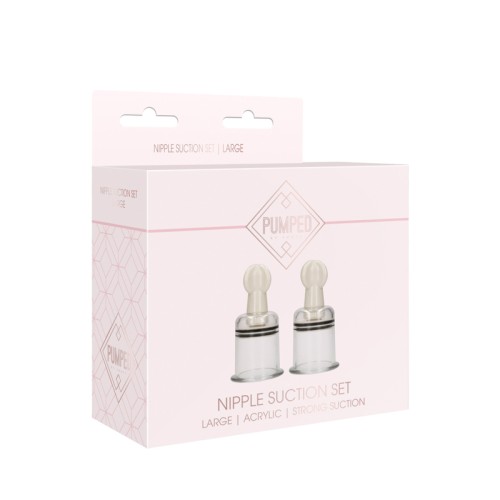 Pumped Nipple Suction Set Large - Enhance Sensations