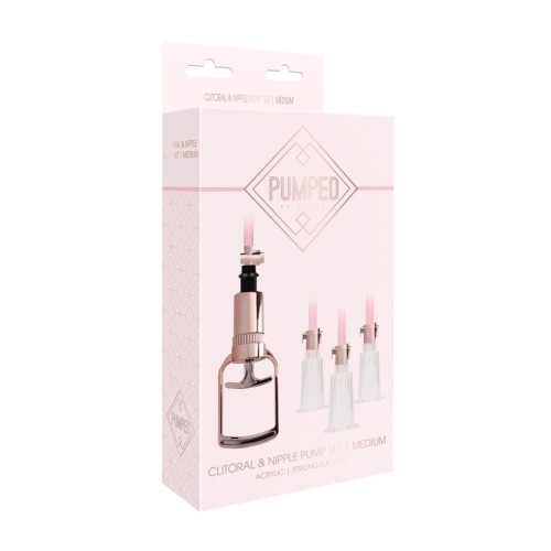 Pumped Clitoral & Nipple Pump Kit for Enhanced Sensitivity