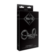 Pumped Silicone & ABS Penis Extender Black