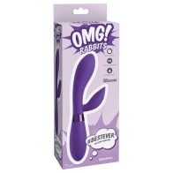 Pipedream OMG! Rabbits Silicone Vibrator Purple