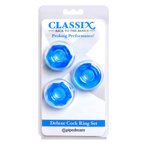 Set de Anillos para el Pene Pipedream Classix - Gran Placer