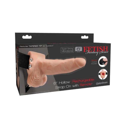 Fetish Fantasy Hollow Strap-On with Remote Control