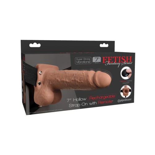 Fetish Fantasy 7 in. Strap-On Vibrador Hueco