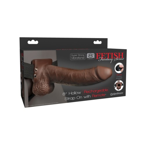 Vibrating Hollow Strap-On for Couples