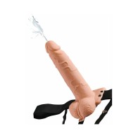 Pipedream Fetish Fantasy Hollow Squirting Strap-On 7.5 in.