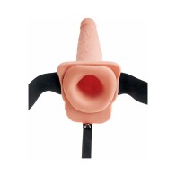 Pipedream Fetish Fantasy Hollow Squirting Strap-On 7.5 in.