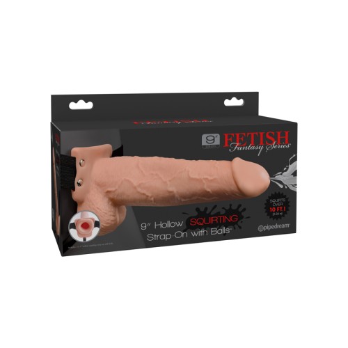 Strap-On Squirting Hueco de 9 Pulgadas de Pipedream para Parejas