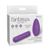 Vibrador Bullet de Control Remoto Recargable Pipedream Fantasy For Her Rosa