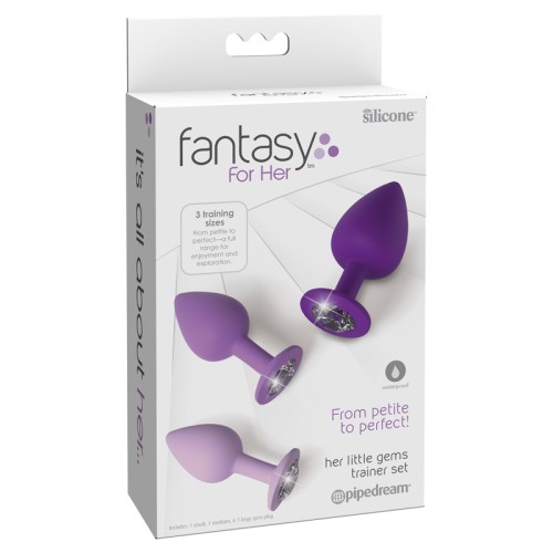 Pipedream Fantasy For Her Trainer Plug Set