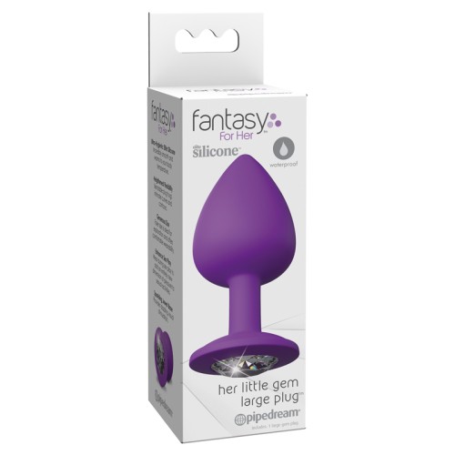 Pipedream Fantasy Para Ella Plug Anal Grande Morado