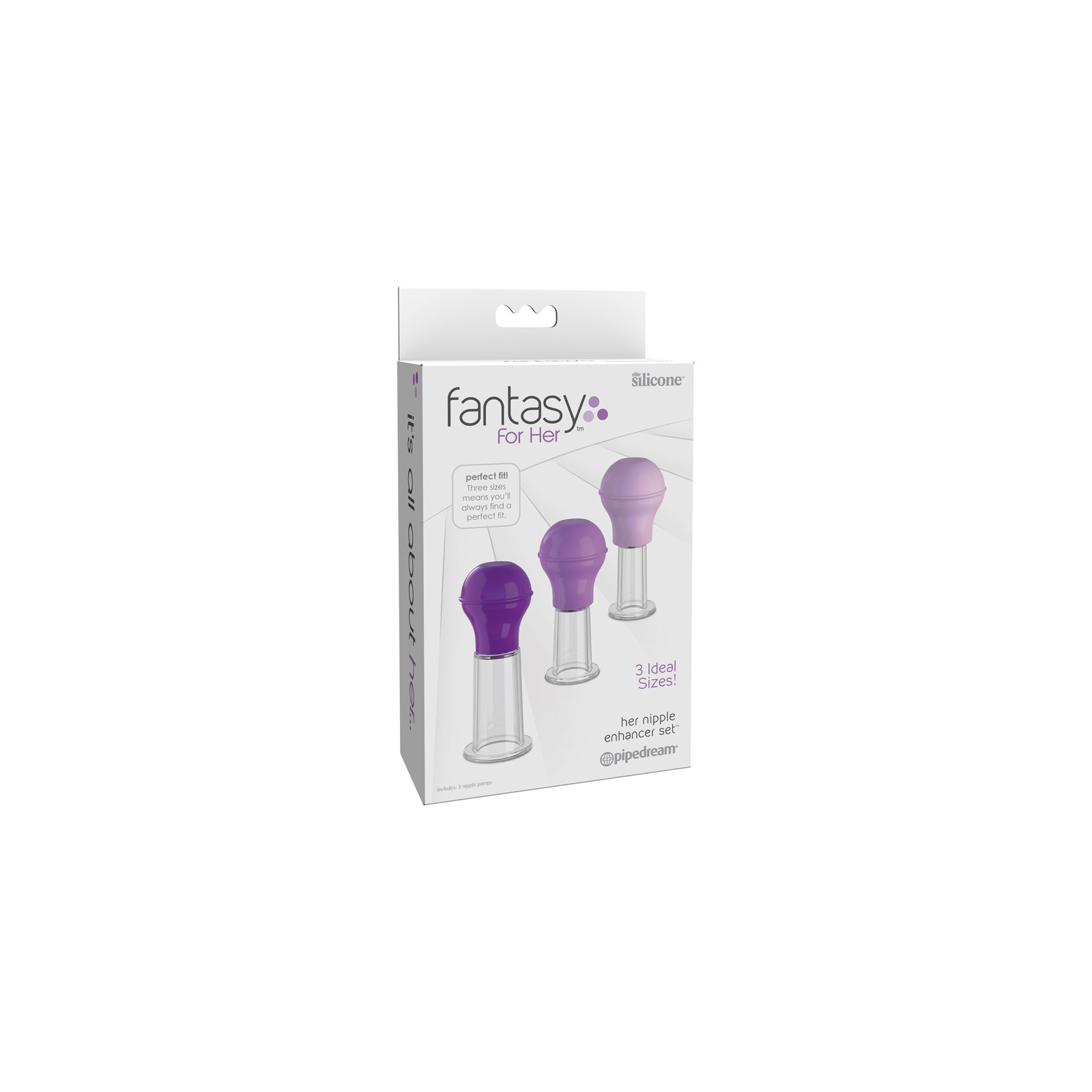 Pipedream Fantasy For Her Nipple Enhancer Set Purple