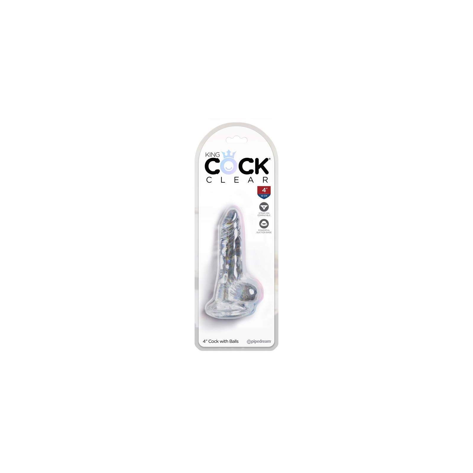 Pipedream King Cock Clear Dildo for Realistic Adventures