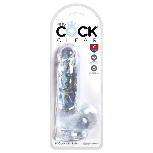 Dildo Realista Clear con Ventosa Pipedream para Placer Máximo