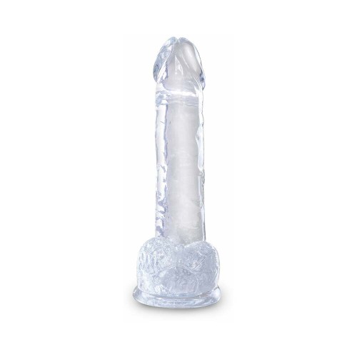 Pipedream King Cock Clear Dildo Realista de 7 in. con Ventosa