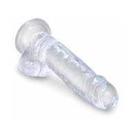 Pipedream King Cock Clear Dildo Realista de 7 in. con Ventosa