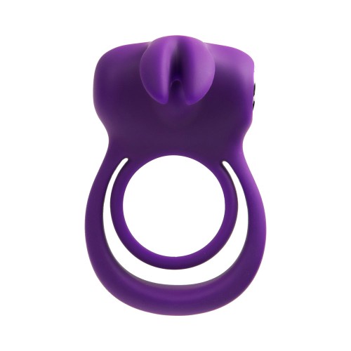 VeDo Thunder Bunny Rechargeable Dual C-Ring Purple