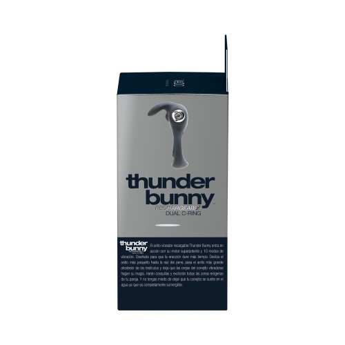 VeDo Thunder Bunny Dual Cockring - Rechargeable and Waterproof