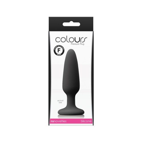 Small Black Silicone Pleasure Plug for Comfortable Wear