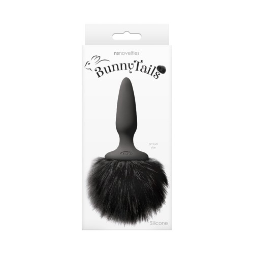 Bunny Tails Mini Black Fur Plug