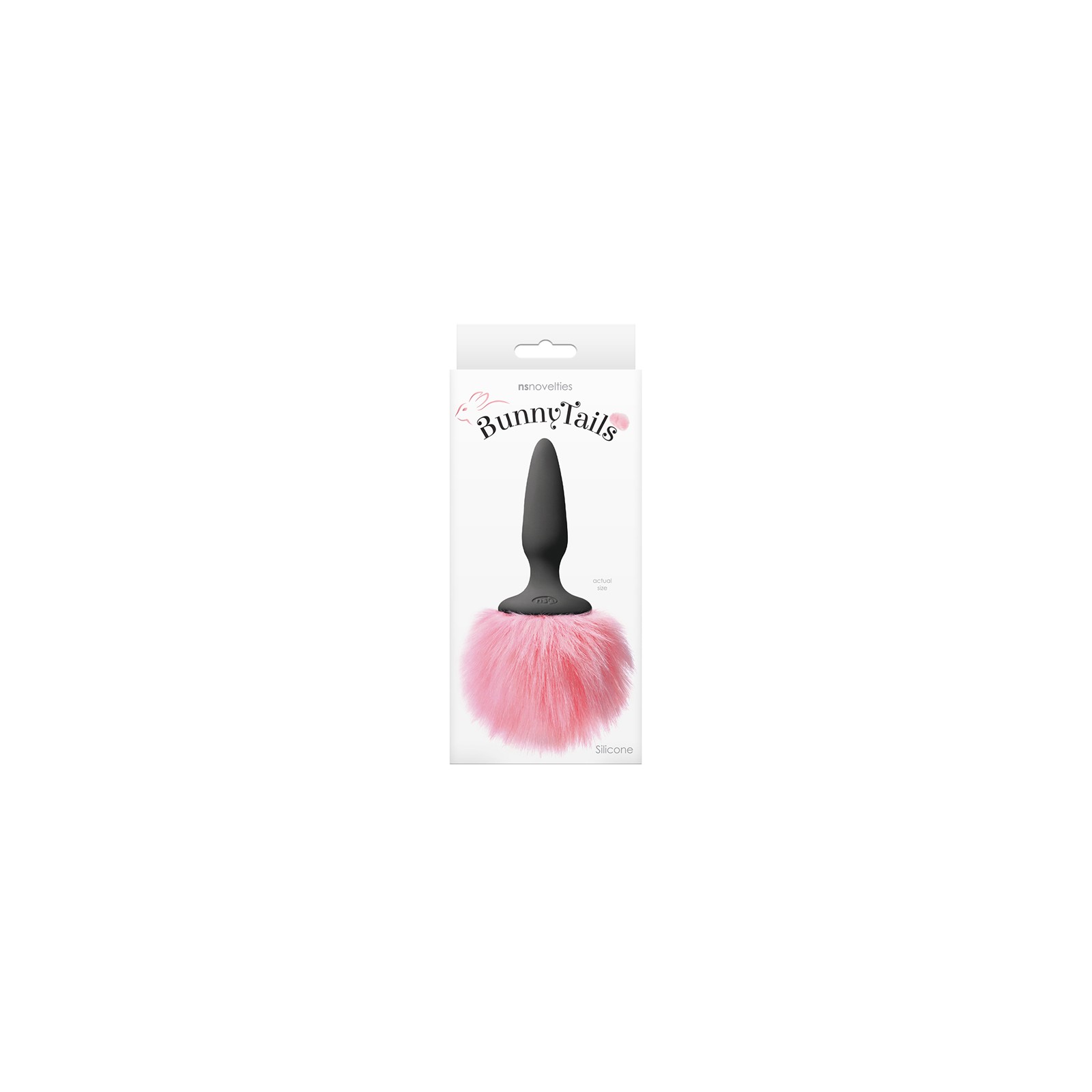 Bunny Tails Mini Pink Fur Plug