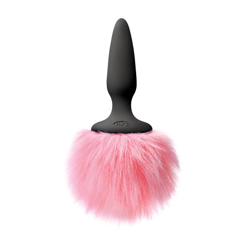 Bunny Tails Mini Pink Fur Plug